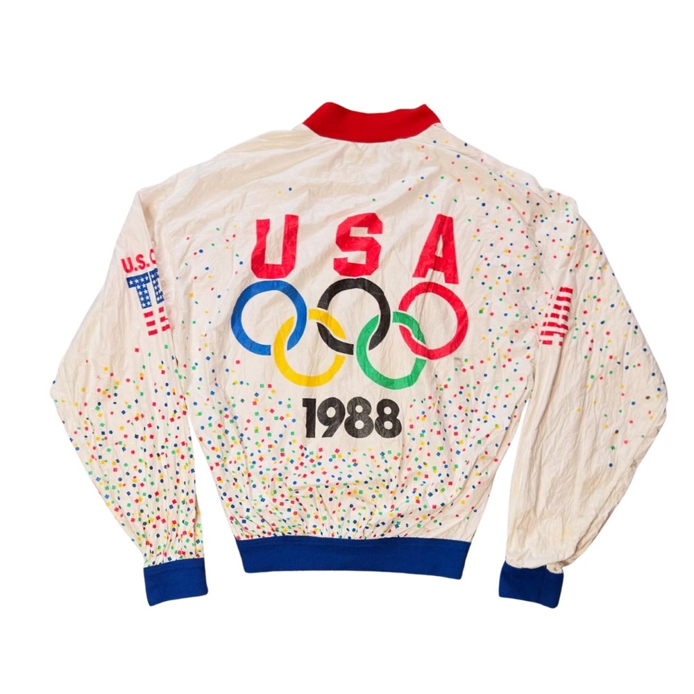 USA 1988 Seoul Olympics Warmup Windbreaker Jacket